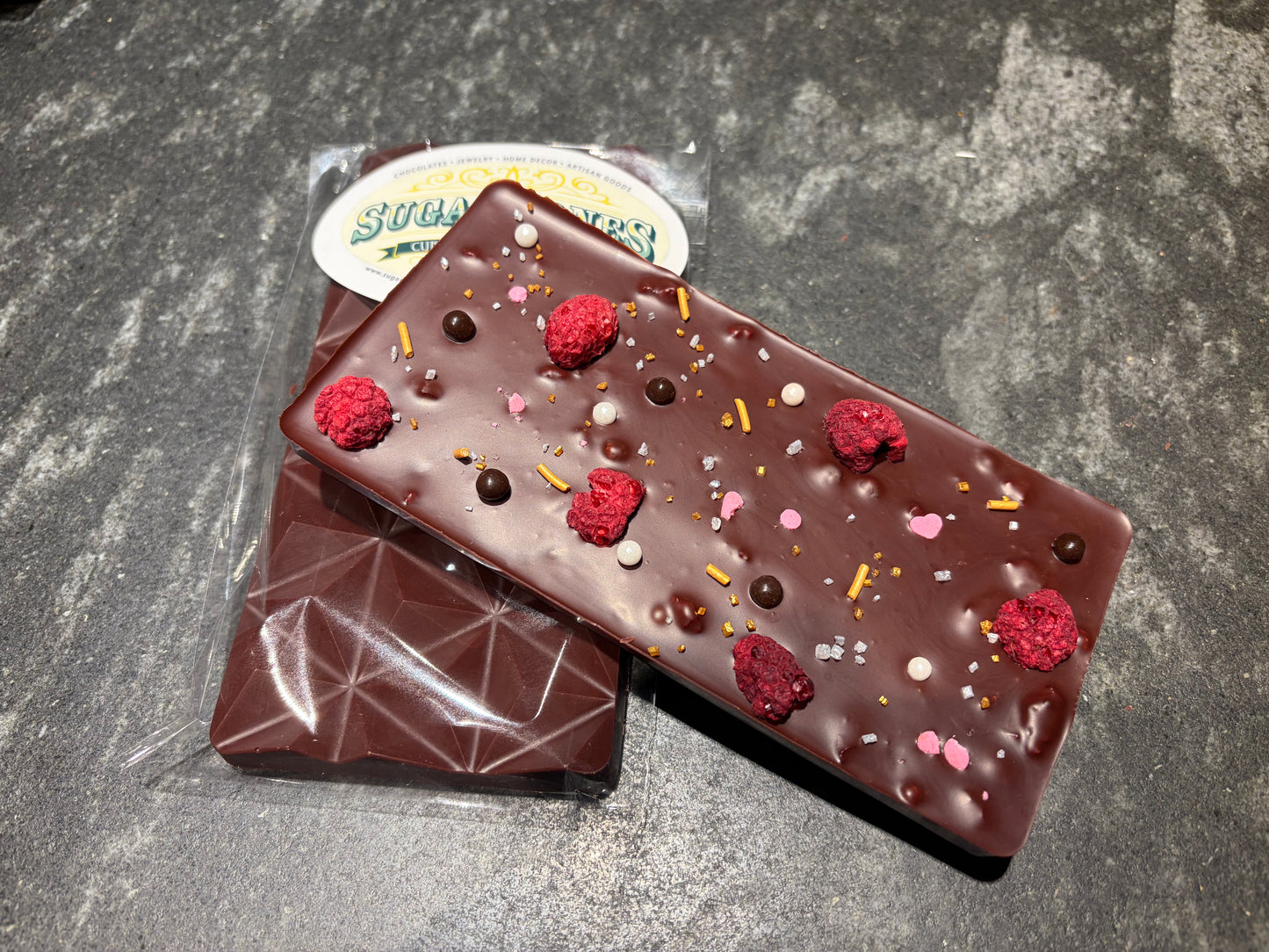 Dark Chocolate Raspberry Crisp