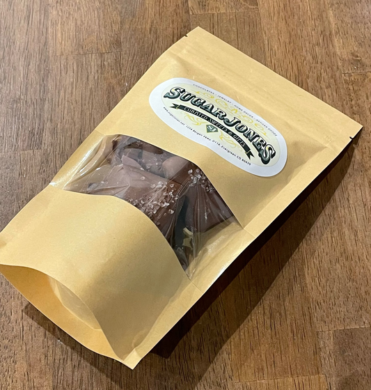 Toffee in Milk Chocolate with Sea Salt