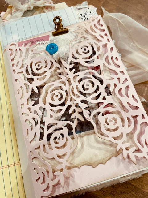 259B Hardcover Floral Junk Journal - Saturday October 4, 12-5:30