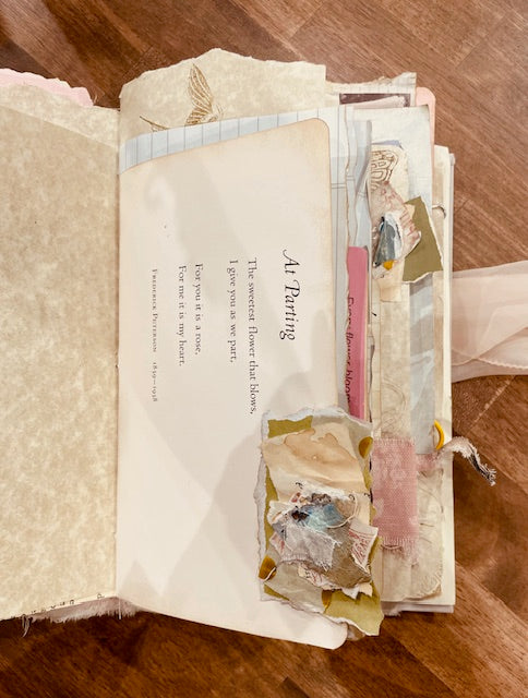 259B Hardcover Floral Junk Journal - Saturday October 4, 12-5:30